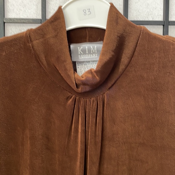Kim And Company, Brown Top NWT SZ XXL - Picture 5 of 6
